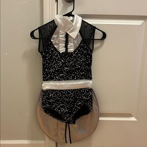 Weissman Black and White Dance Costume